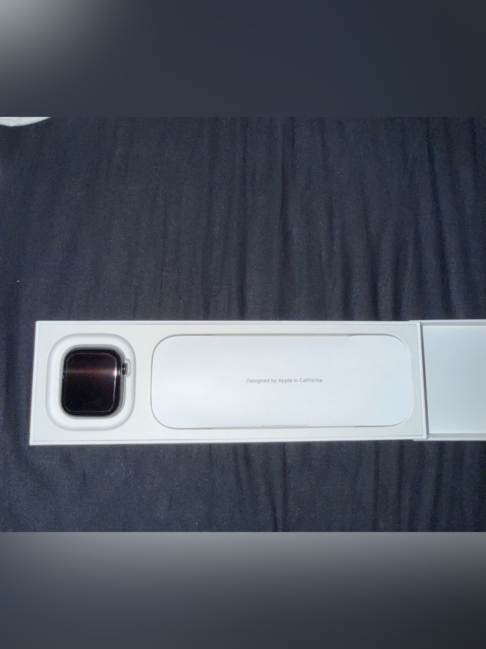 Apple Gray Smartwatch with Minimal Numeric Face